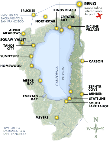 Show Me Lake Tahoe On A Map Lake Tahoe Maps • Lake Tahoe Guide Show Me Lake Tahoe On A Map Lake Tahoe Maps • Lake Tahoe Guide