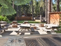 BBQ and Picnic Tables at Camp Richardson Corral