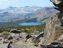 View of Desolation Wilderness from back of Mt Tallac