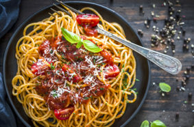 photo of Spaghetti in a bowl